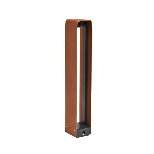 in-lite ACE HIGH CORTEN Bollard Fixture Path Light